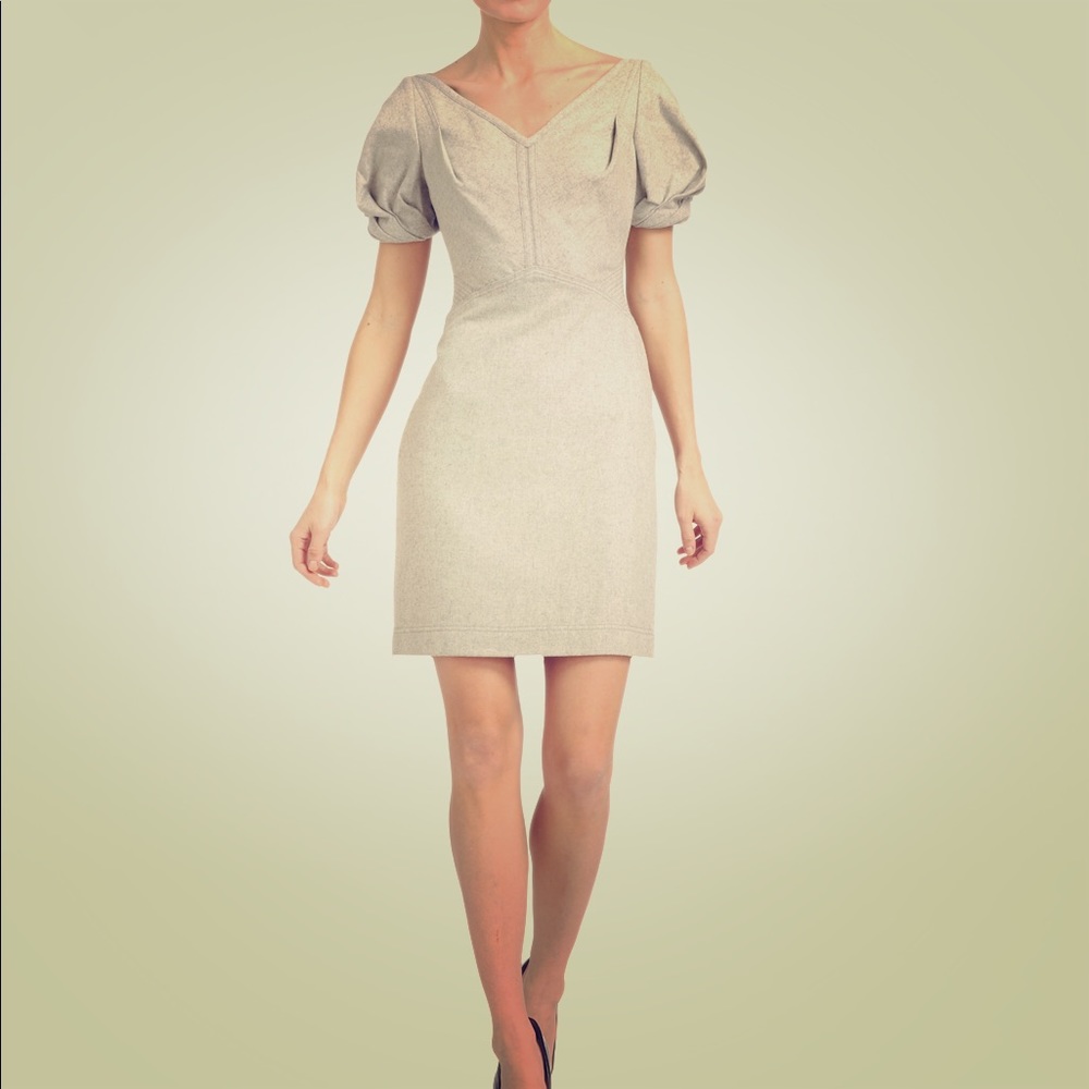Zac Posen off white dress size 6